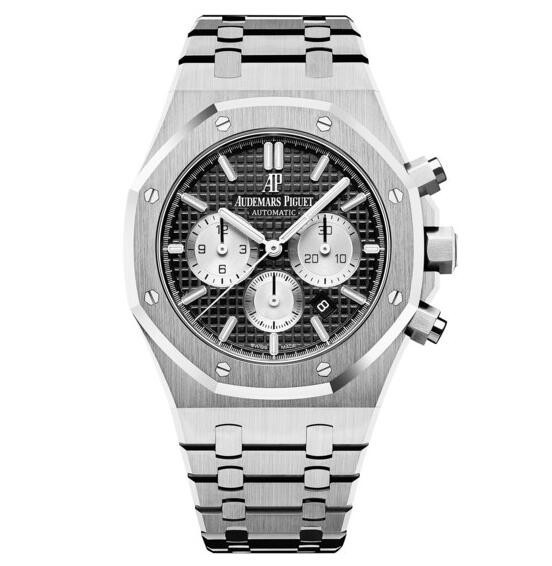 AAA Replica Audemars Piguet Royal Oak Chronograph Black Dail Watch 26331ST.OO.1220ST.02